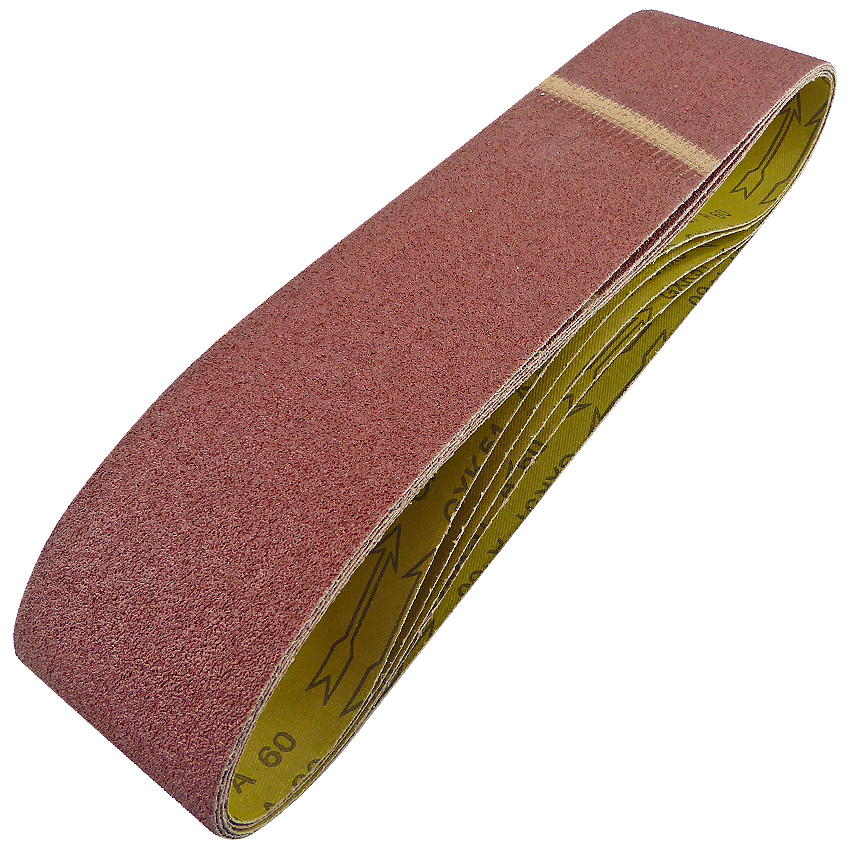 100mm x 915mm Sanding Belt 60 Grit Pack of 5